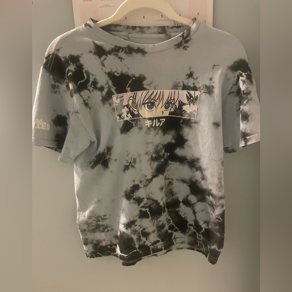 HUNTER X HUNTER MENS S DYE GRAPHIC T SHIRT
